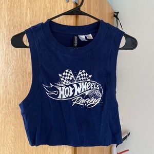 H&M hot wheels crop top. New with tags and is so cute.